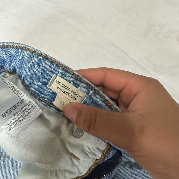 The curvy perfect vintage jean.Light Blue Women's jeans 25 Madewell - Picture 7 of 10